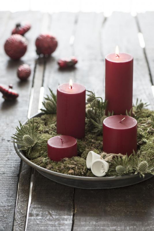 Kubbelys Mørkerød  H: 7cm - Ib Laursen