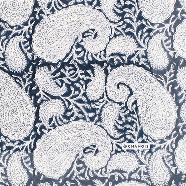 Big Paisley papirservietter Navy Blue - Chamois