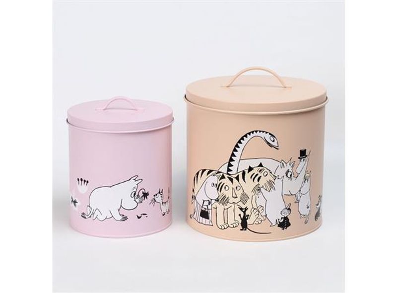 Oppvaringsboks til fôr rosa | Moomin
