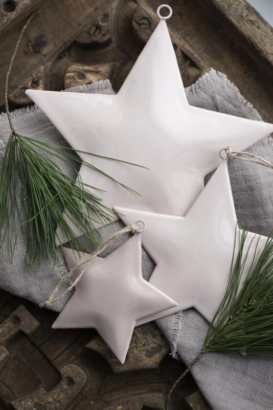 Stjerne med oppheng - rosa | IB Laursen