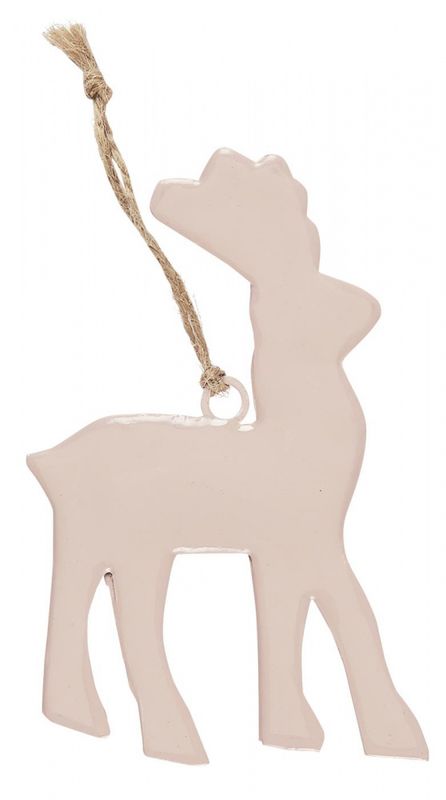 Reinsdyr med oppheng - rosa | IB Laursen