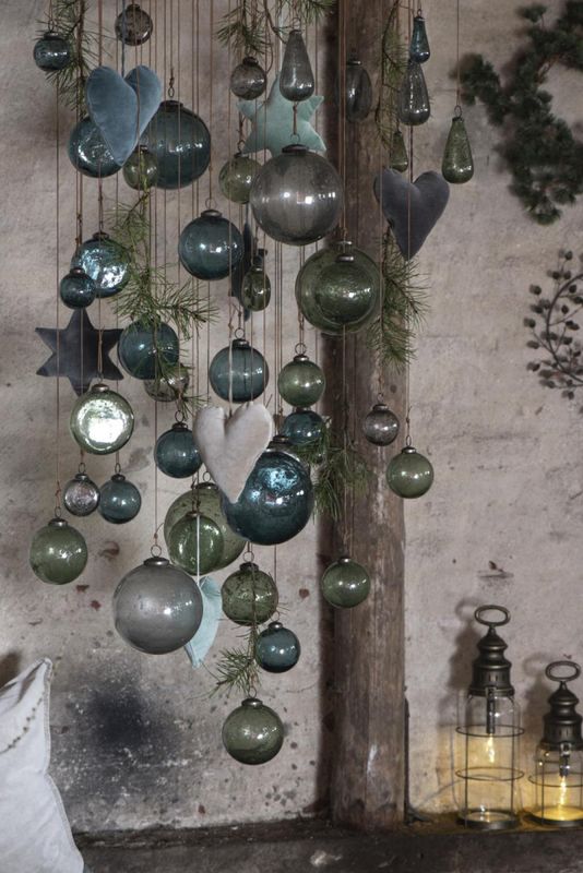 Julekule mosegrønn D:9,5 cm| IB Laursen