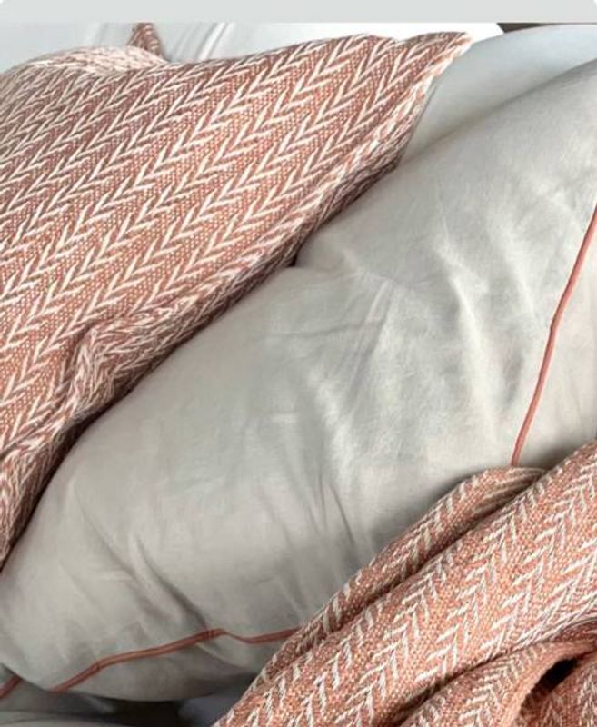 Silence cotton Slub Deep deep-orange 