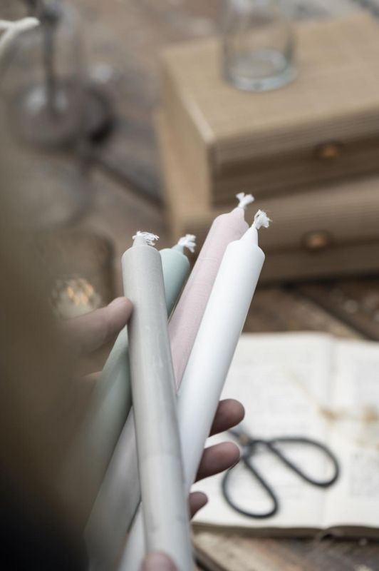 Kronelys eske med 4 - rosa | IB Laursen