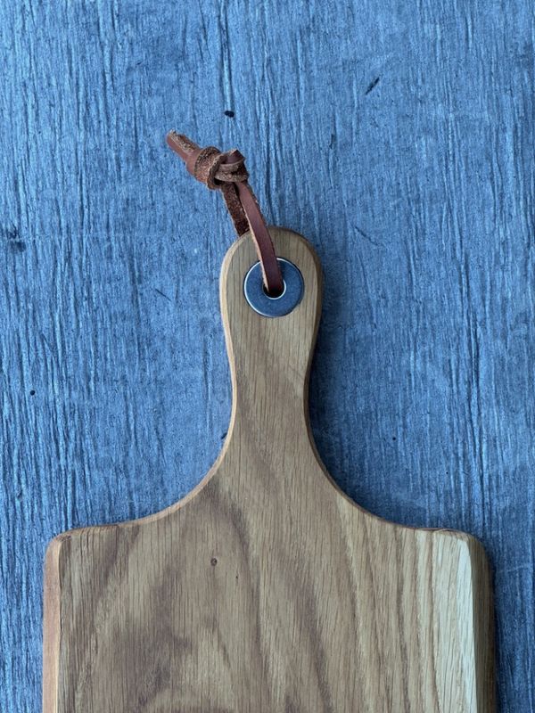 Eik skjærefjøl/tapas brett - 70 x 18cm