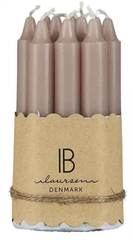 Kertelys 10 stk - 10 cm - Malva | IB Laursen
