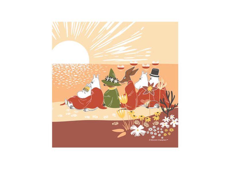 Mummi servietter Solnedgang