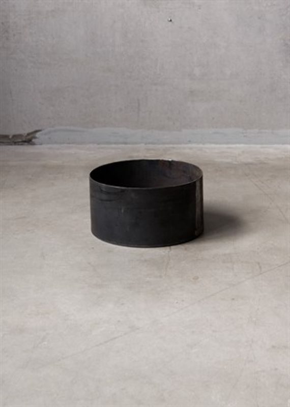 Rund potte i corten - 30cm | Unik by Hand 